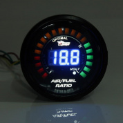 Датчики 2 дюйма 52 20 LED цифровой воздуха автомобиля топливо монитор гонки