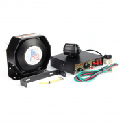 400W 8 Звук Громкий Авто Предупреждение Сигнализация Полиция Fire Siren Horn PA Speaker MIC System