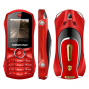 Newmind F1 + 2000mAh Авто Модель телефона WhatsApp FM Bluetooth MP3 Dual Sim двойной резервный мини Автоd телефон - Голубой