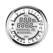 85 мм GPS Спидометр Масло Тахометр для измерения давления топлива с Антенна