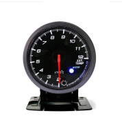Universal 12V Авто Auto 2.5 дюймов 60mm LED Измеритель выхлопных газов