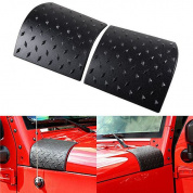 Обтекаемое покрытие для Jeep Wrangler Jk 07-16 ABS 2pcs черная модификация