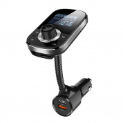 Зарядное устройство HY90 QC3.0 Быстрая зарядка большой экрана MP3-плеер Bluetooth Приемник Авто
