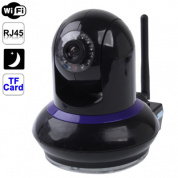 Беспроводная инфракрасная IP-камера с WIFI, 1,3 мегапикселя, функцией обнаружения движения и ночного видения, поддержкой TF-карты и микрофона