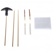 8pcs Портативная охота Щетка Комплект для Cal.4.5 / 5.5mm Медь Очистка пистолета Щетка Удлинение стержня