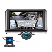 Панорама 360 FHD 1080P С антибликовым покрытием Touch Night Vision Авто Видеорегистратор Автоматическая запись цикла Парковка Монитор Построена в Мик