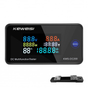KWS-DC200-50A 8-120 В постоянного тока с цифровым дисплеем и напряжением тока с шунтом (черный)