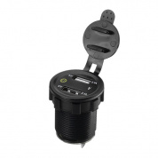 Авто GPS трекер USB 4.2A Авто Детектор напряжения зарядного устройства GPS Bluetooth