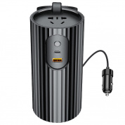 ROCK 110 Вт DC 12-14,5 В AC 220 В Type-C Выход USB Авто Инвертор