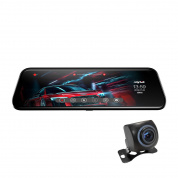 9,66 дюймов 1080P Запись с сенсорным контуром G Датчик Авто Зеркало заднего вида Видеорегистратор