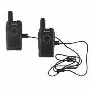 1 пара Retevis RT18 16CHS FRS Dual PTT портативная кабина Talkie, US Plug (черный)