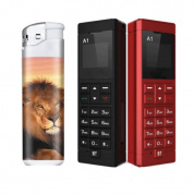 Decwin A 220mAh 0.66 дюймов Смарт-блютуз Dialer Music Наушник Мини-телефон для карточек - Черный