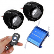 Рожки динамика с подсветкой LED мотоцикл Сигнализация AUX Аудио MP3-плеер с функцией Bluetooth