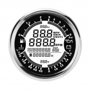 85 мм 7in1 Водонепроницаемы GPS Тахометр спидометра Масло Датчик давления топлива