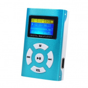 Портативный TF (Micro SD) Слот для карты MP3-плеер с ЖК-экраном (синий)
