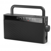 Маленький Walkman с AM/FM-радио и разъемом для наушников 3,5 мм (черный)