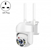QX65 1MP HD IP66 Водонепроницаемая беспроводная WiFi камера, Спецификация: UK Plug