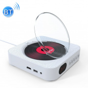 KC-606 Настенный DVD-плеер Bluetooth 4.2 + EDR с дистанционным управлением, поддержка FM (белый)