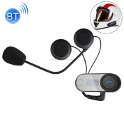 TCOM-sc Bluetooth-гарнитуры с одним переговорным устройством для мотоциклетного шлема, расстояние внутренней связи до 1000 м (черный)