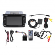 7 2DIN Авто DVD-плеер Стерео Радио GPS SAT камера Для VW Passat Jetta