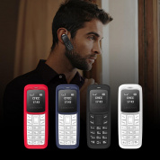 L8Star BM30 0,66 дюйма OLED 220mAh Bluetooth Dialer Голосовой чейнджер MP3 Music Player Mini Card Phone - Голубой