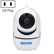 ESCAM TY005 1080P HD Wi-Fi IP PTZ Камера, поддержка Tuya Smart App & Infrared Night Vision & Humanoid Dievection Motion и двусторонняя голосовая домофон и 128 ГБ TF-карта, Plug