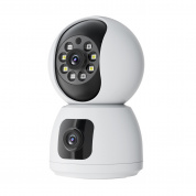 Y6203 4-мегапиксельная домашняя водонепроницаемая интеллектуальная Wi-Fi камера HD с зумом, спецификация: вилка стандарта Великобритании (белая)