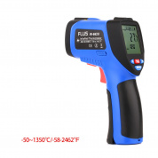 FLUS IR-862U -50 ~ 1350 ℃ Цифровой инфракрасный бесконтактный лазерный портативный портативный электронный наружный термометр пирометр