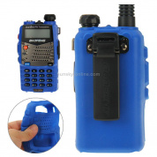 Силиконовый чехол Pure Color для раций серии UV-5R (синий)