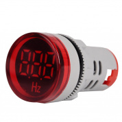 SINOTIMER ST16HZ, 20-75 Гц, частота переменного тока, 22 мм, светодиодный индикатор цифрового сигнала с круглым отверстием (01 красный)