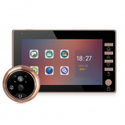 Danmini 45CHD-M 4,5-дюймовый экран 3.0MP камера безопасности без помех глазок, поддержка TF-карты / ночное видение / запись видео / обнаружение движения