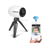 Anpwoo Cannon 1.3MP 960P 1/3 дюйма CMOS HD WiFi IP-камера с держателем для штатива, поддержка обнаружения движения / ночного видения (белый)
