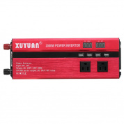 XUYUAN 2000W Авто LED Преобразователь переменного тока AC 100V-130V 4 порта USB