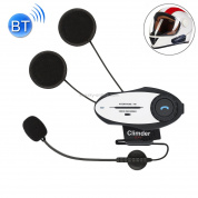 Гарнитуры с одним Bluetooth-переговорным устройством Climder GXV с функцией видеозаписи 720P для мотоциклетного шлема, расстояние внутренней связи до 500 м