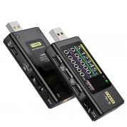 FNIRSI FNB58 USB Амперметр напряжения TYPE-C Тестер мощности быстрой зарядки, Спецификация: Без Bluetooth