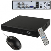 4CH H.264 DVR Сетевой цифровой видеорегистратор с жестким диском, поддерживает выход VGA, 4-канальный вход BNC и 1-канальный выход, поддержка сигнализации по электронной почте
