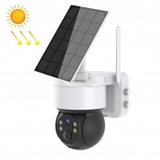 T34 2MP HD IP66 Водонепроницаемая беспроводная WiFi Солнечная камера (черный)