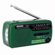 Degen DE13 Портативный радиоприемник FM мвт юго-западного руководства сгибать динамо мира рекордер приемник радио