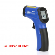 FLUS IR-811 -50 ℃ ~ 500 ℃ Цифровой инфракрасный бесконтактный мини портативный портативный электронный открытый лазерный термометр