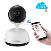 Anpwoo Swan 720P HD WiFi IP-камера, поддержка обнаружения движения, инфракрасного ночного видения и TF-карты (макс. 64 ГБ) (белый)