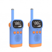 D20 Walkie-Talkie Детская игрушка Мини беспроводной звонок Интерактивная игрушка, цвет: синий + синий