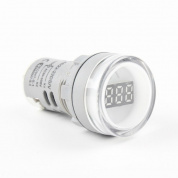 AD16-22DSV Мини-цифровой дисплей 60-500 В, общий индикатор, вольтметр переменного тока, открытое отверстие: 22 мм (белый)
