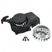 Pull Start Pull Starter Flywheel Alloy Для 47cc миниатюрной миниатюрной миниатюры 400cc ATV Quad