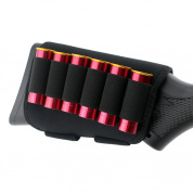 6 раундов Reload Strip Shotgun Пуля Держатель мешка для дампов Ammo Carrier Buttstock Cheek Сумка для охотничьего оружия