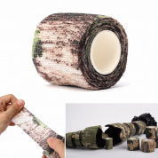5CM X 4.5 Военный Камуфляжная камуфляжная лента Stealth Wrap Hunting Кемпинг Водонепроницаемы