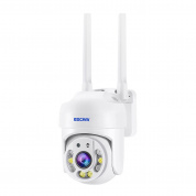 ESCAM TV114 4-мегапиксельная Wi-Fi-камера с поддержкой двусторонней голосовой связи, ночного видения и обнаружения движения, спецификация: вилка европейского стандарта