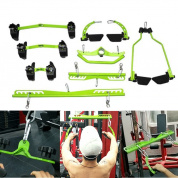 8 шт./компл. Lat Pull Down Grips Handle Back Blaster Силовые тренировки Домашний тренажерный зал Гребной тренажер Насадки