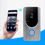 VESAFE Home VS-M3 HD 720P Камера видеонаблюдения Умный Wi-Fi Видеодомофон, поддержка TF-карты, приложения ночного видения и обнаружения PIR для IOS и Android (с Ding Dong / Chime) (серый)