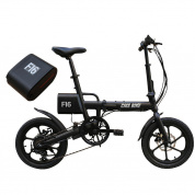 CMSBIKE F16 Extra Батарея Набор 36 В 7.8AH 250 Вт Черный 16 дюймов Складной электрический велосипед 20 км / ч 65 км Пробег Интеллектуальная сис