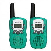 1 пара RETEVIS RT388 0,5 Вт, частота ЕС 446 МГц, 8 каналов, портативная детская рация (зеленая)